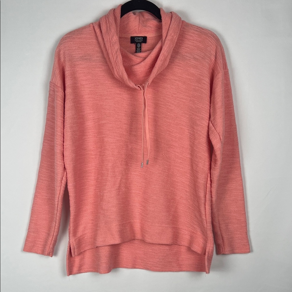 Jones New York Coral Cowl Neck‎ Sweater  - Size Small